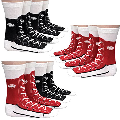 Product Cover Bits and Pieces - 2 Pairs of Unisex Socks - Sneaker Silly Socks - Adult Funny Socks