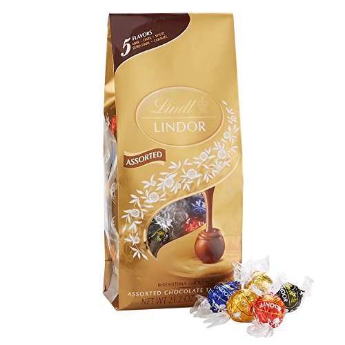 Product Cover Lindt LINDOR Assorted Chocolate Truffles, Kosher, Great for Holiday Gifting, 21.2 Ounce Bag