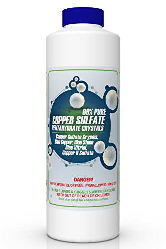 Product Cover 99% PURE Copper Sulfate Pentahydrate Crystals - 2 LB