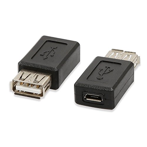 Product Cover Electop 2 Pack USB 2.0 A Female to USB Micro Female Adapter Converter