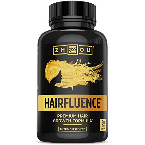 Product Cover HAIRFLUENCE - Hair Growth Formula For Longer, Stronger, Healthier Hair - Scientifically Formulated with Biotin, Keratin, Bamboo & More! - For All Hair Types - Veggie Capsules
