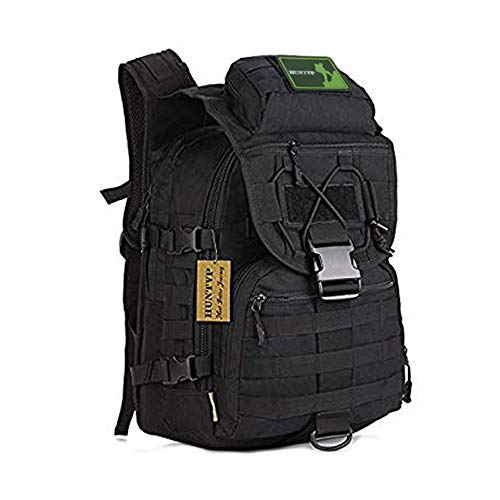 Product Cover Huntvp 40L Tactical Daypack MOLLE Assault Backpack Pack Military Gear Rucksack Large Waterproof Bag Sport Outdoor For Hunting Camping Trekking