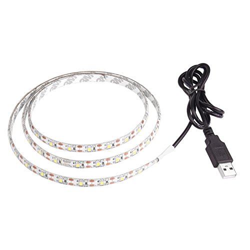 Product Cover Lemonbest 2m Resin Flexible USB LED Lights Strip Ribbon 3528smd 120leds 5V Waterproof Cool White
