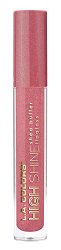 Product Cover L.A. Colors High Shine Shea Butter Lip Gloss, Playful, 0.14 Ounce