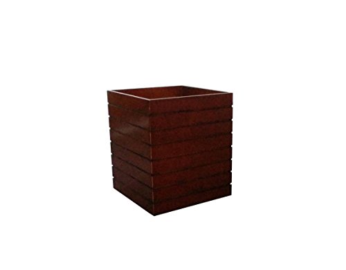 Product Cover SLK Wood Products Wooden Dustbin (Razor Edged - 18.5 x 18.5 cms x 21.5 cms)