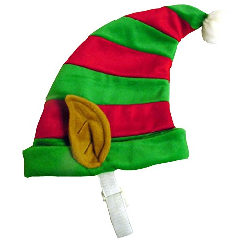 Product Cover Outward Hound Kyjen 30033 Dog Elf Hat Holiday and Christmas Pet Accessory, Large, Red and Green