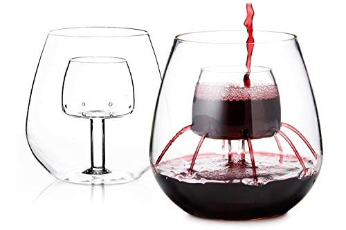Product Cover Stemless Aerating Wine Glasses by Chevalier Collection (Set of 2) - Wine Aerator