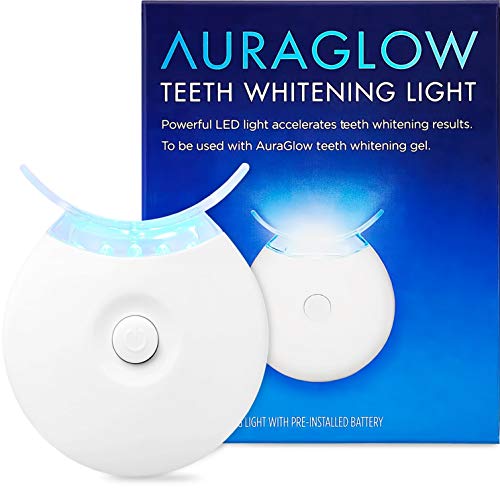 Product Cover AuraGlow Teeth Whitening Accelerator Light, 5X More Powerful Blue LED Light, Whiten Teeth Faster