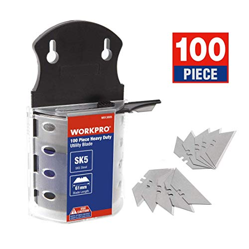 Product Cover WORKPRO Utility Knife Blades Dispenser SK5 Steel 100-pack