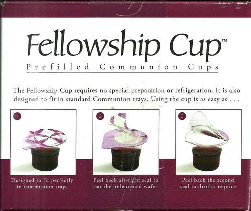 Product Cover B&H Publishing Group Fellowship Cup,Prefilled Communion Cups juice/wafer-100 Cups (net wt.1.62 lb) by BROADMAN Church Supplies