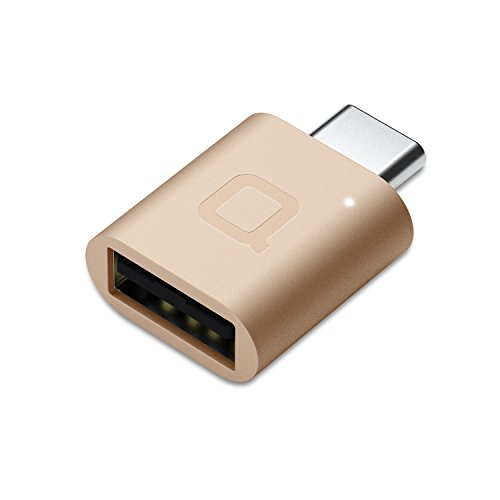 Product Cover nonda USB C to USB Adapter,USB-C to USB 3.0 Adapter,USB Type-C to USB,Thunderbolt 3 to USB Female Adapter OTG for MacBook Pro 2016,MacBook Air 2018,MacBook 12 inch,and More Type-C devices(Gold)