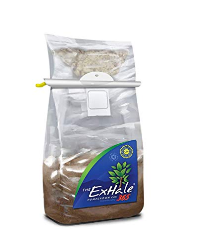 Product Cover The Exhale Homegrown CO2 365 - Self-Activated Bag for Grow Rooms & Tents with Hanger & THCity Gloves