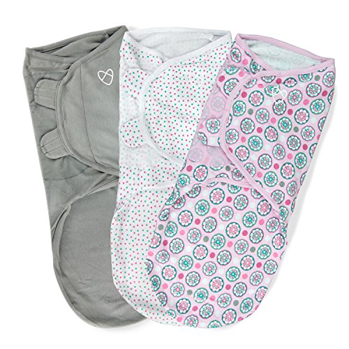 Product Cover SwaddleMe Original Swaddle , Floral Geo Large (3-6 Months),Pack of 3