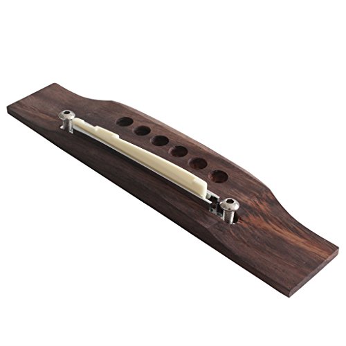 Product Cover Surfing Height Ajustabale Rosewood Bridge Insert for Acoustic Guitar