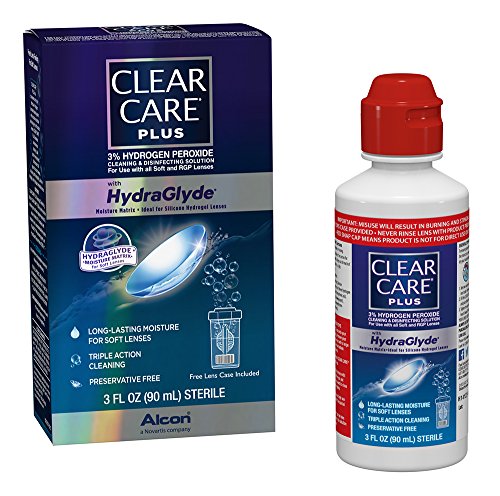 Product Cover Clear Care Plus Cleaning and Disinfecting Solution, Travel Pack, 3-Ounces