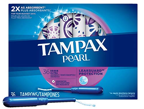 Product Cover Tampax Pearl Tampons Ultra Absorbency Unscented 36 Each (Pack of 3)