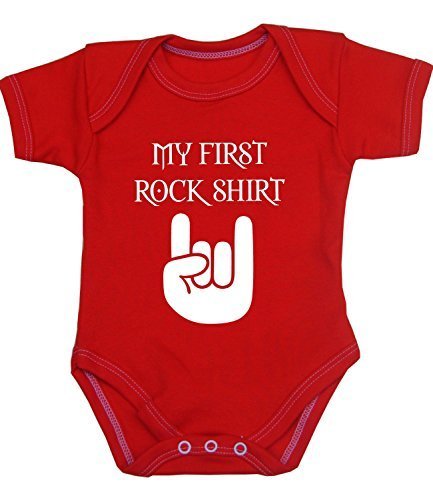 Product Cover Babyprem Baby Bodysuit My First Rock Shirt Clothes Newborn to 12 Months