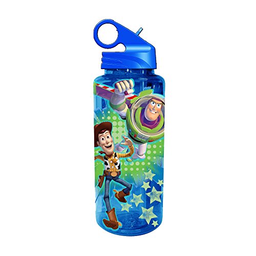 Product Cover Silver Buffalo TO9964 Disney Pixar Toy Story Action Tritan Water Bottle, 20-Ounces