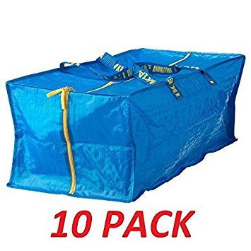 Product Cover IKEA 10 X Large Blue Frakta Trunk for Trolley Laundry Bag