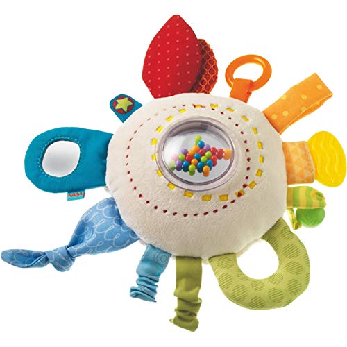 Product Cover HABA Teether Cuddly Rainbow Round - Soft Activity Toy with Rattling & Teething Elements