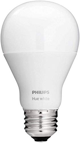 Product Cover Philips Hue White A19 Single LED Smart Bulb Works with Amazon Alexa (Hue Hub Required, Works with Alexa, Homekit & Google Assistant), Old Version