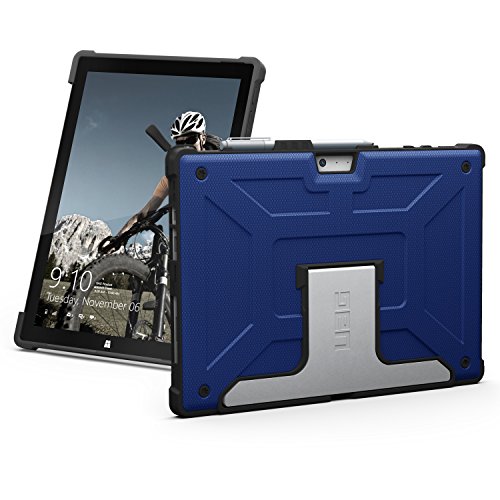 Product Cover URBAN ARMOR GEAR UAG Microsoft Surface Pro 6/Surface Pro 5th Gen (2017)/Surface Pro 4 Feather-Light Rugged [Cobalt] Aluminum Stand Military Drop Tested Case, Also Compatible with Surface Pro 7