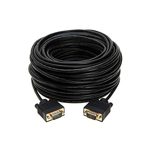 Product Cover Cables Direct Online 100FT SVGA Monitor Cable, Male to Male 1080P Super VGA Display Cord for PC Projector Laptop TV