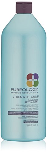 Product Cover Pureology Strength Cure Strengthening Conditioner | For Damaged, Color Treated Hair | Sulfate-Free | Vegan | 33.8 oz.