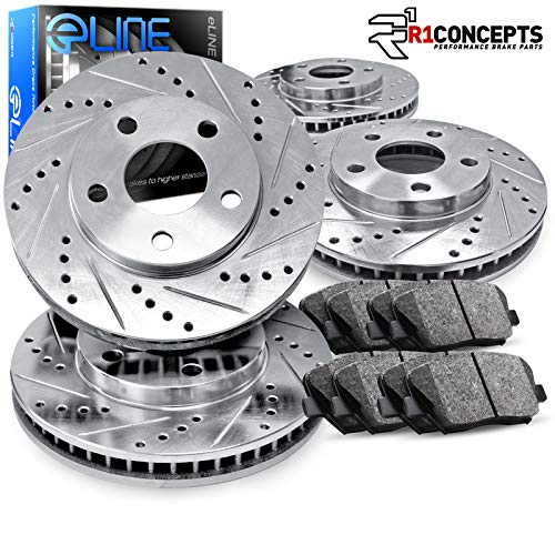 Product Cover Complete Kit eLine Drill/Slot Brake Rotors & Ceramic Brake Pads CEC.44173.02