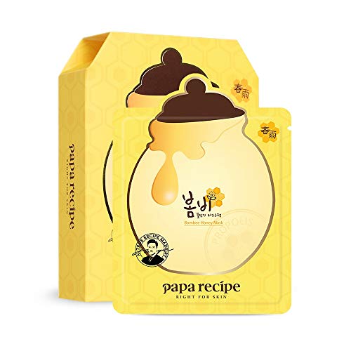 Product Cover [Papa Recipe] Bombee Honey Mask Pack, 1 Pack/10 Sheets, 0.88 Ounce
