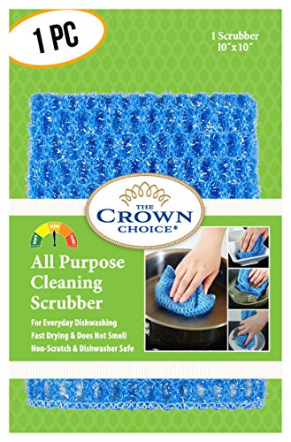 Product Cover NO ODOR Dish Cloth for All Purpose Dish Washing (1 Pk) | No Mildew Smell from Sponges, Scrubbers, Wash Cloths, Rags, Brush | Outlast ANY Kitchen Scrubbing Sponge or Cotton Dishcloth