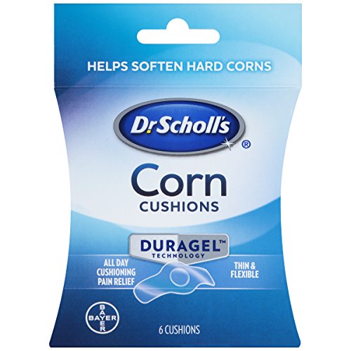 Product Cover Dr. Scholl's CORN CUSHION with Duragel Technology, 6ct // Cushioning Protection against Shoe Pressure and Friction that Fits Easily In Any Shoe for Immediate and All-Day Pain Relief
