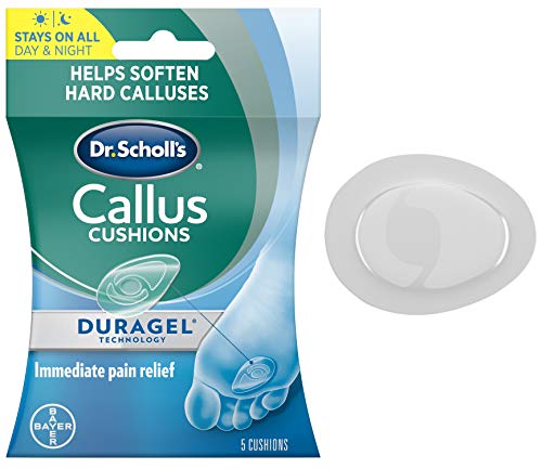 Product Cover Dr. Scholl's CALLUS CUSHION with Duragel Technology, 5ct // Relieves Callus Pressure and Provides Cushioning Protection against Shoe Pressure and Friction for All-Day Pain Relief