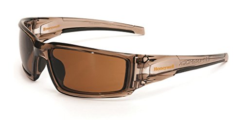 Product Cover Uvex by Honeywell Hypershock Safety Glasses, Brown Frame with Espresso Lens & Uvextreme Plus Anti-Fog Coating (S2961XP)