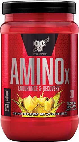 Product Cover BSN Amino X Muscle Recovery & Endurance Powder with BCAAs, 10 Grams of Amino Acids, Keto Friendly, Caffeine Free, Flavor: Tropical Pineapple, 30 servings (Packaging may vary)
