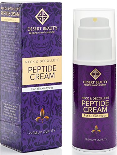 Product Cover Neck Firming Cream, Anti Aging Moisturizer for Neck & Décolleté (3.38 oz / 100ml Large Bottle) | Advanced Stem Cell + Collagen Formula For Tightening & Lifting Sagging Skin | by Desert Beauty