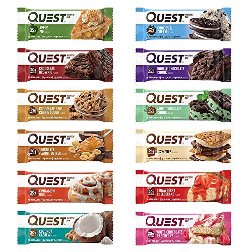 Product Cover Quest Nutrition Protein Bar, Best Seller Variety Pack, High Protein, Low Carb, Gluten Free, 12 Count