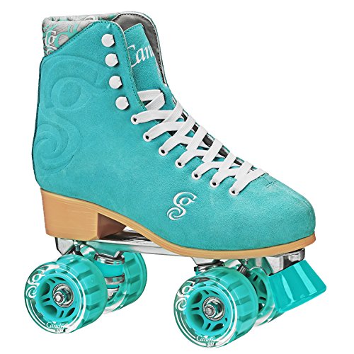 Product Cover Roller Derby Candi Girl U774 Carlin Quad Artistic Roller Skates Seafoam Ladies sz 7