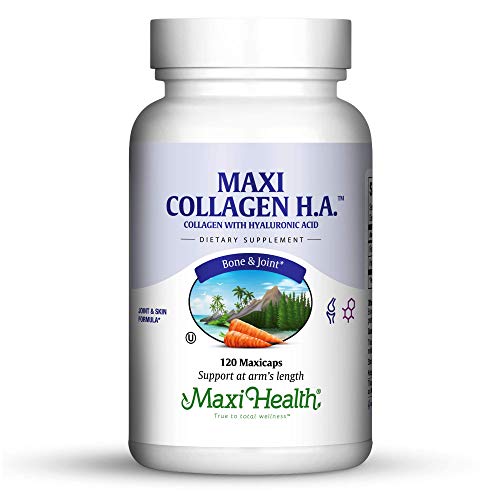 Product Cover Maxi Health Collagen H.A. - with Hyaluronic Acid - Joint & Skin Formula - 120 Capsules - Kosher