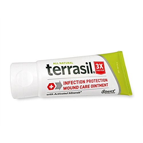 Product Cover Terrasil® Wound Care - 3X Faster Healing, Dr. Recommended, Infection Protection Ointment for Bed sores, Pressure sores, Diabetic Wounds, ulcers, cuts, scrapes, and Burns (50 Gram Tube max)