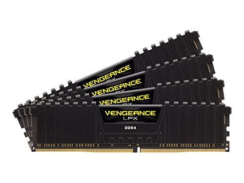 Product Cover Corsair Vengeance LPX 64GB (4x16GB) DDR4 Dram 3200MHz C16 Memory KitCMK64GX4M4B3200C16, Black