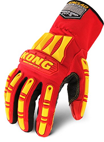 Product Cover Ironclad KONG KRC5-04-L Rigger Grip Cut 5 Oil & Gas Safety Impact Gloves, Large