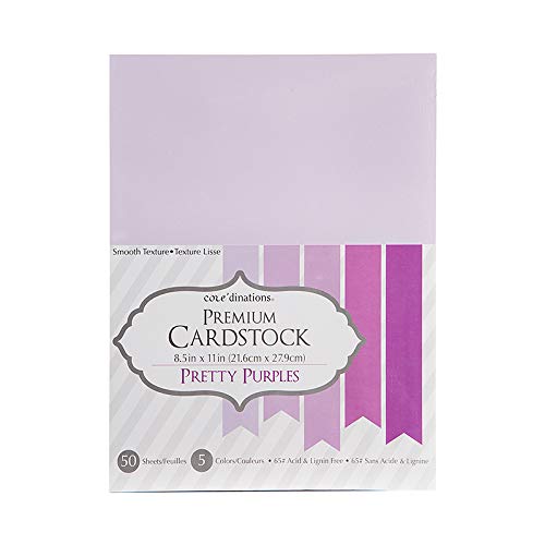 Product Cover CORE'DINATIONS GX-2200-63 Card Stock Value Pack Pretty Purplesm8.5X11 50Pk