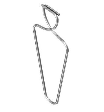 Product Cover Bernie's Office Supply Ceiling Hooks (100 Pack) - Premium Wire T-Bar Hangers for Hanging a Sign from Suspended Tile / Grid / Drop Ceilings - Perfect Clips to Hang School and Wedding Decorations