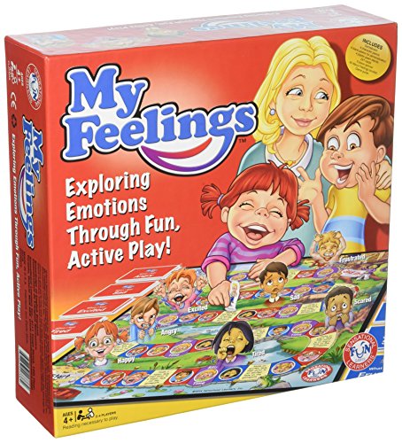 Product Cover My Feelings Game. Fun Educational Family Game to Help Kids Express Their Emotions and Learn self Regulation. Endorsed by Dr Temple Grandin and Other World Renown clinicians and Educators.