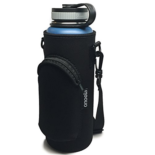 Product Cover Onoola 40oz Pocket Carrier for Hydro Flask Type Bottles with Adjustable Straps (Neoprene Sleeve/Pouch)