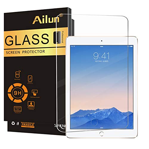 Product Cover Ailun Screen Protector for iPad (9.7-Inch, 2018/2017 Model, 6th/5th Generation), iPad Air 1, iPad Air 2, iPad Pro 9.7-Inch,2.5D Edge,Case Friendly