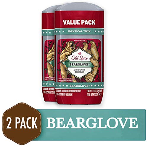 Product Cover Old Spice Wild Collection Invisible Solid Antiperspirant and Deodorant, Bearglove, 2.6 Oz