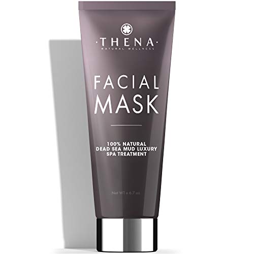 Product Cover Organic Face Mask Dead Sea Mud Hydrating & Brightening Treatment For Women & Men, Best Facial Masks Acne Pore Minimizer Reducer Blackhead Remover Natural Organic Skin Care Beauty Products