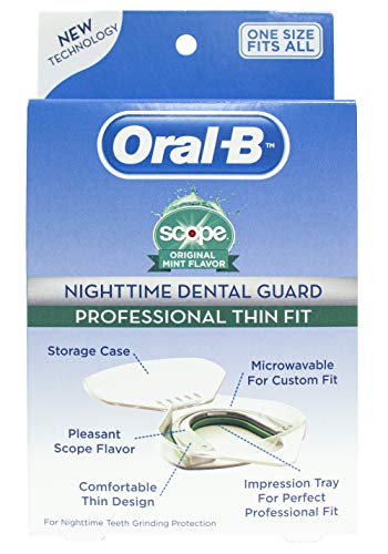 Product Cover Oral-B® Nighttime Dental Guard - Less Than 3-Minutes for Custom Teeth Grinding Protection with Scope Mint Flavor